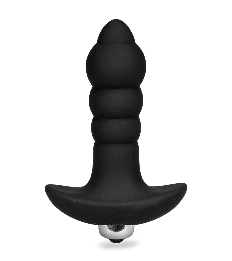 Bubble vibrating anal plug