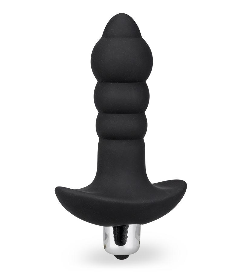 Bubble vibrating anal plug