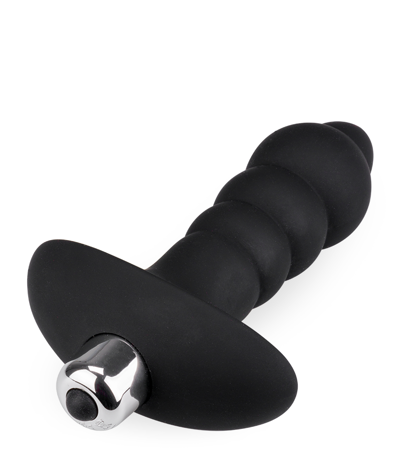 Bubble vibrating anal plug