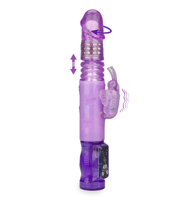 Butterfly Dance thrusting rabbit vibrator