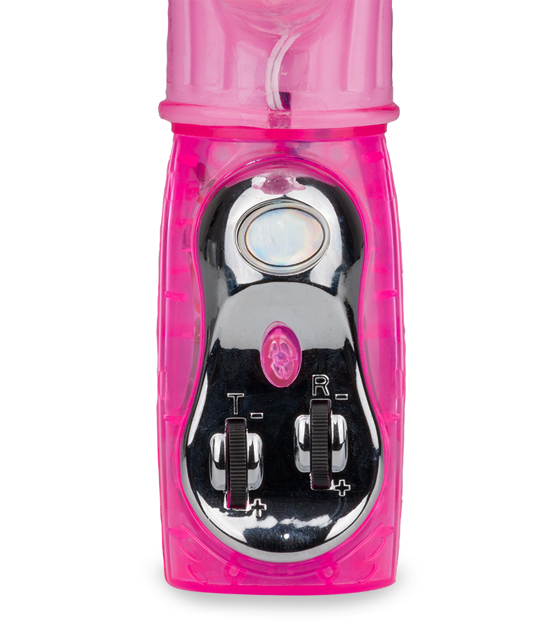 Butterfly extra-girthy rabbit vibrator