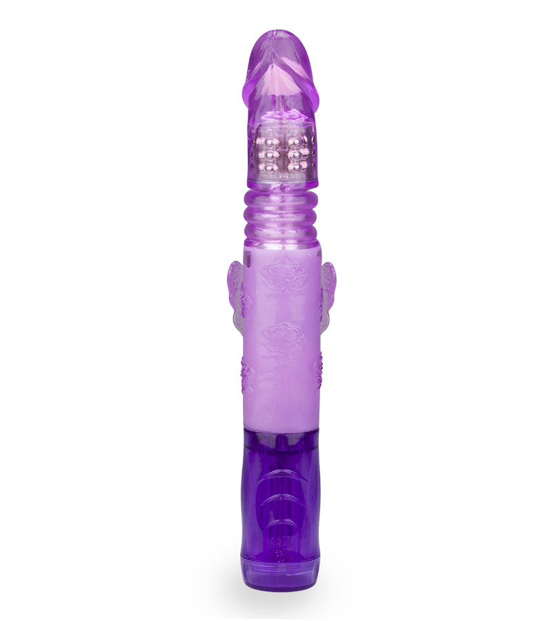 Butterfly Prince thrusting rabbit vibrator