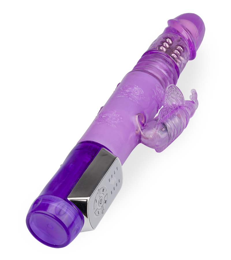 Butterfly Prince thrusting rabbit vibrator