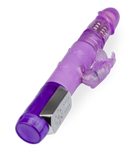 Load image into Gallery viewer, Butterfly Prince thrusting rabbit vibrator