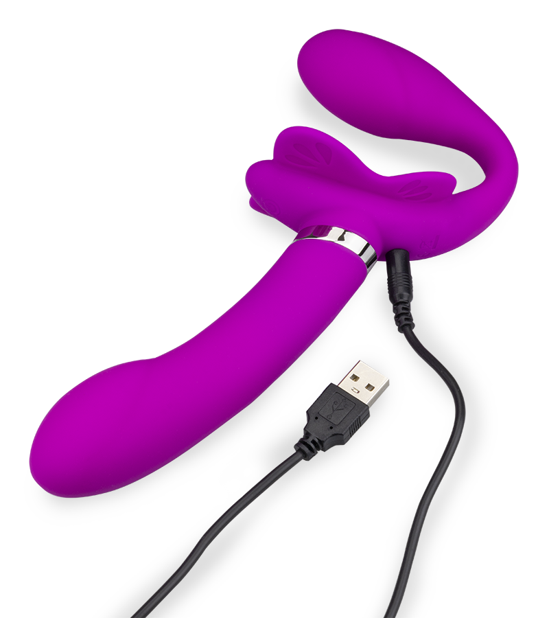 Butterfly vibrating strap on 12 modes