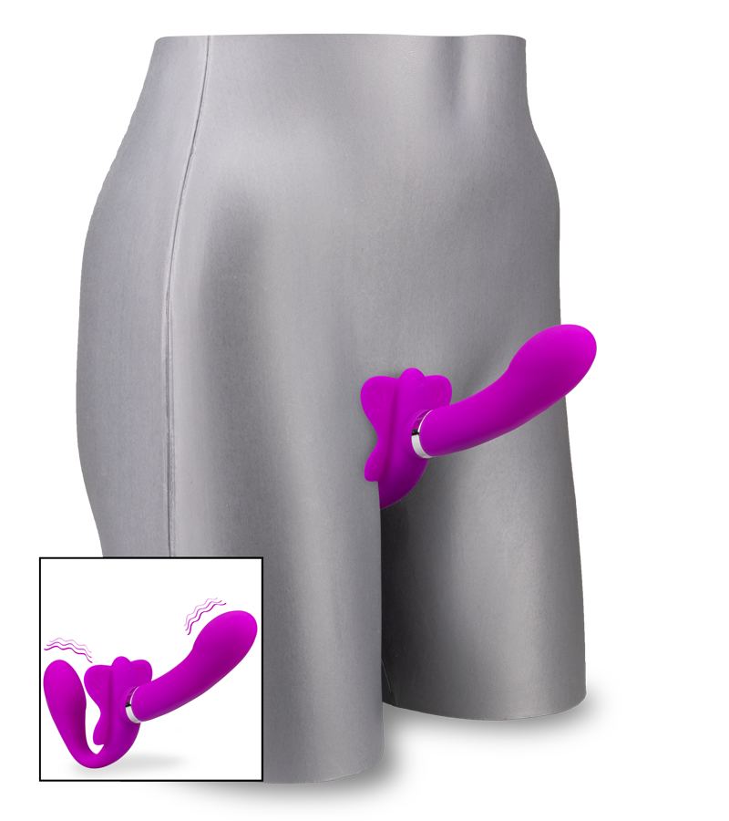 Butterfly vibrating strap on 12 modes