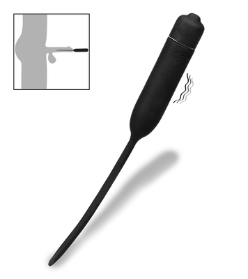 Buzzy vibrating penis plug