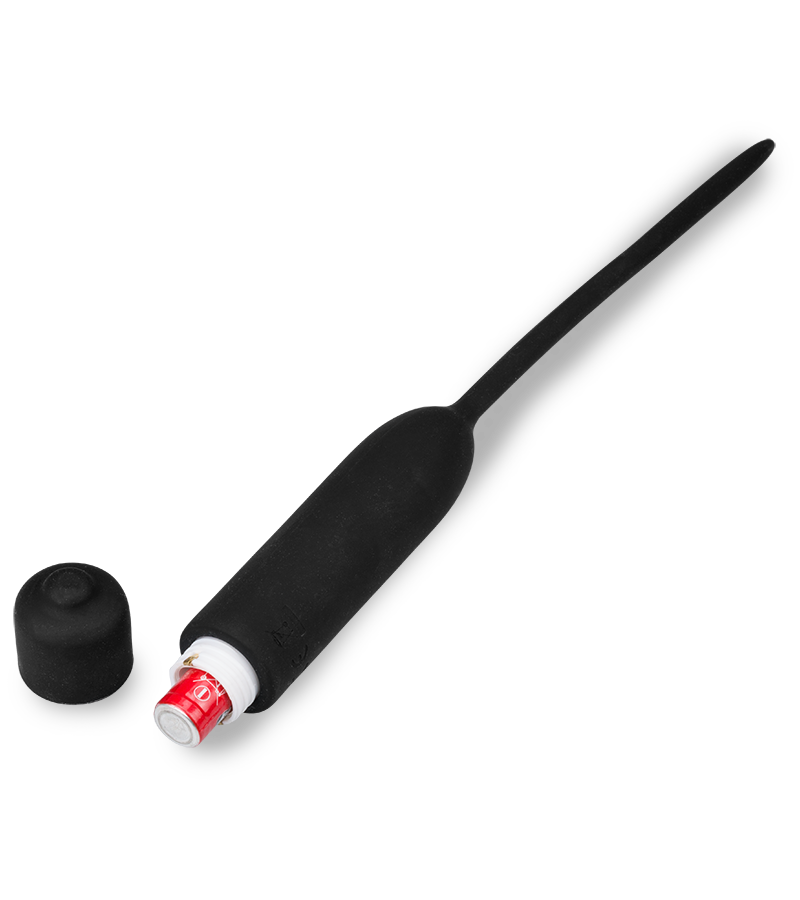 Buzzy vibrating penis plug