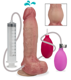 Calvin inflatable suction cup ejaculating dildo