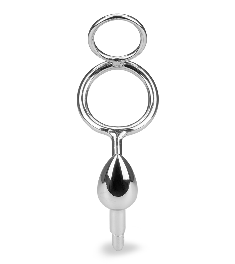 Captain Hook anal hook with double cock ring