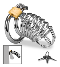 Load image into Gallery viewer, Captive penis chastity cage