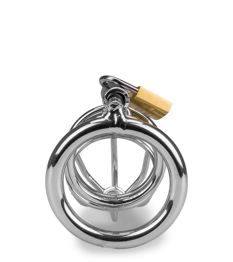 Captive penis chastity cage