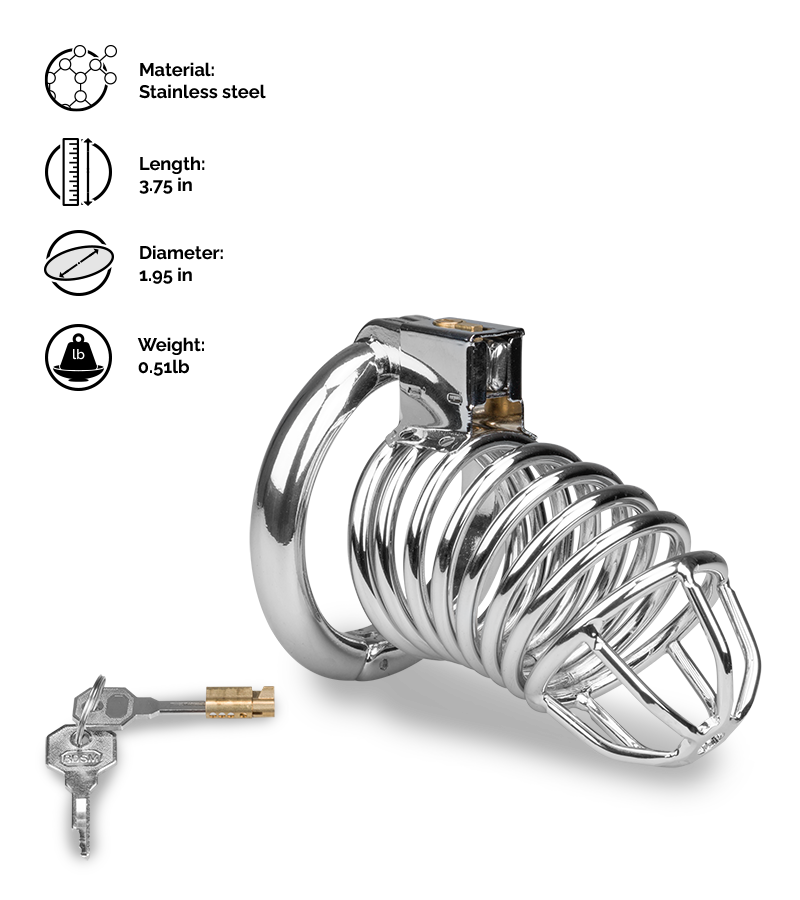 Capture male chastity cage