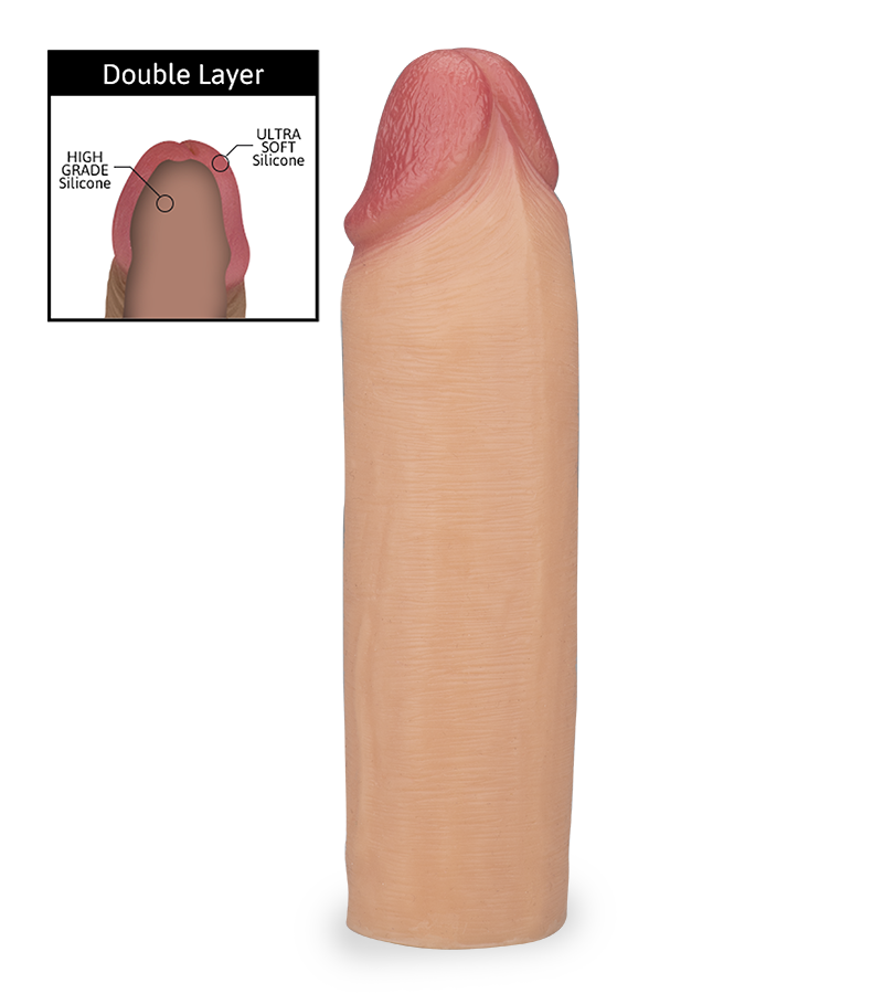Caramel Kiss liquid silicone penis extension