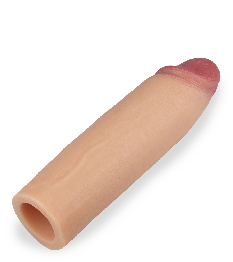 Caramel Kiss liquid silicone penis extension