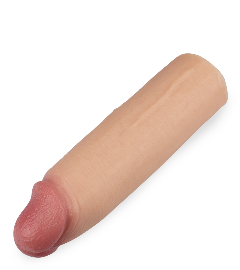 Caramel Kiss liquid silicone penis extension
