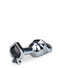 Load image into Gallery viewer, Cards penis-shaped butt plug with 4 jewels