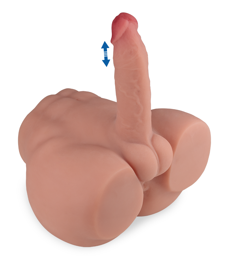 Carlos male ass masturbator with 6.25-inch thrusting penis