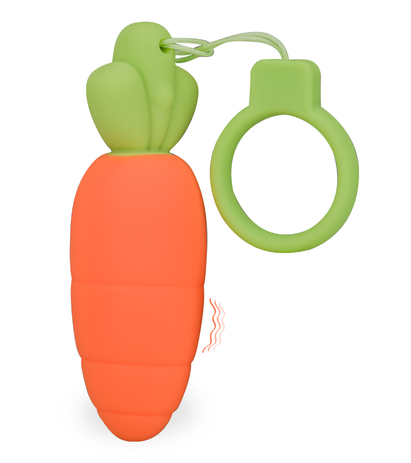 Carrot Cake silicone vibrating love egg 9 modes