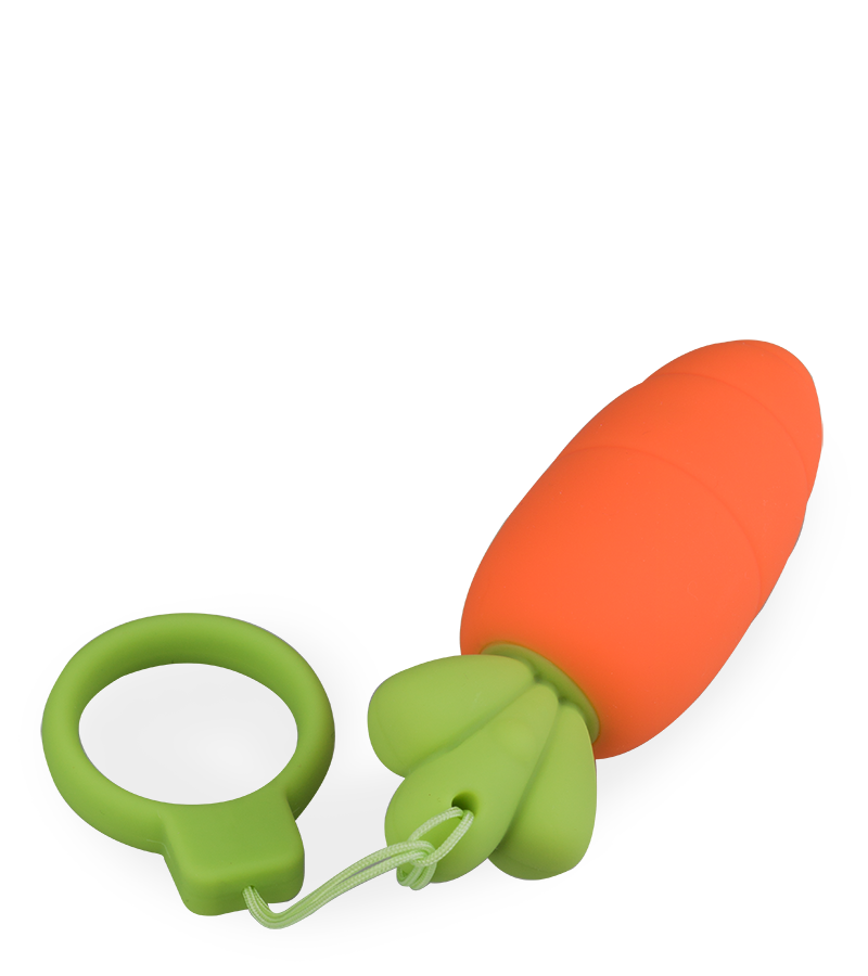 Carrot Cake silicone vibrating love egg 9 modes