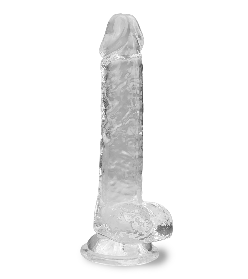 Casper realistic clear suction cup dildo
