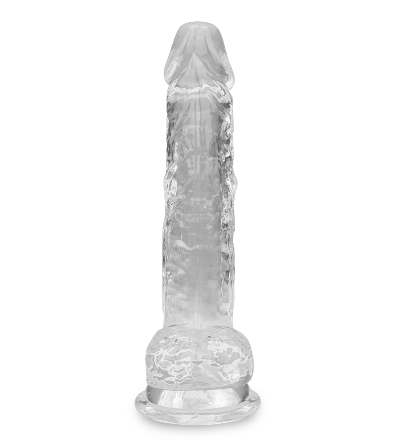 Casper realistic clear suction cup dildo