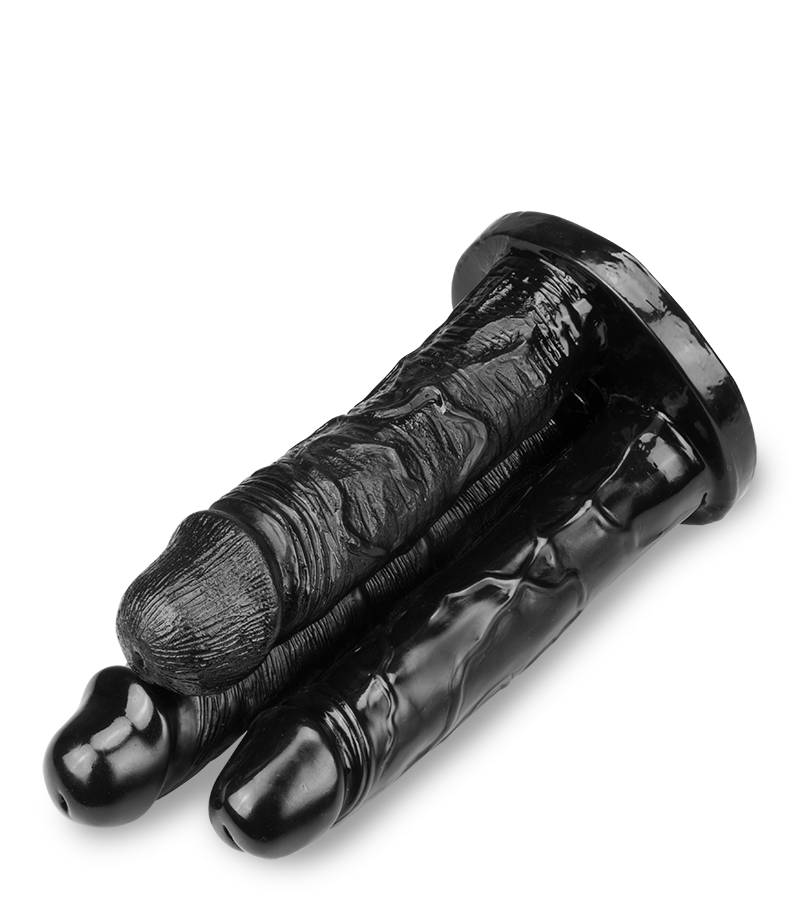 Cerberus realistic triple dildo