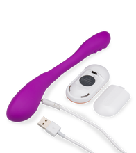 Load image into Gallery viewer, Cheer remote control bendable clit and G-spot stimulator