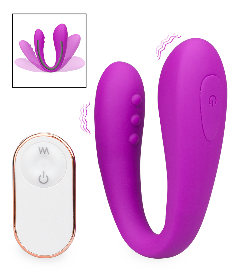 Cheer remote control bendable clit and G-spot stimulator