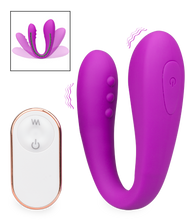 Load image into Gallery viewer, Cheer remote control bendable clit and G-spot stimulator