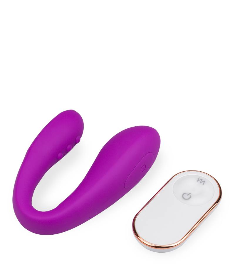 Cheer remote control bendable clit and G-spot stimulator
