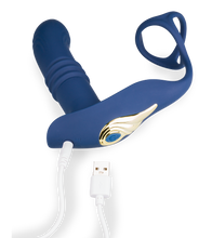 Load image into Gallery viewer, Chicago vibrating and thrusting prostate massager