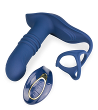 Load image into Gallery viewer, Chicago vibrating and thrusting prostate massager