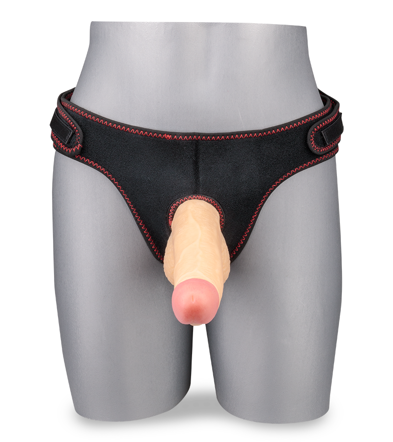 Chief realistic curved strap on dildo