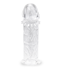 Load image into Gallery viewer, Clear nubby penis sleeve