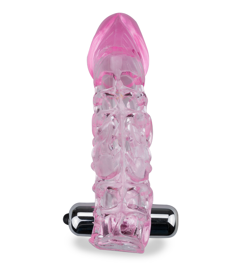 Clitoris-stimulating vibrating sleeve
