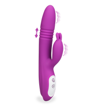 Load image into Gallery viewer, Cocktail thrusting rabbit vibrator