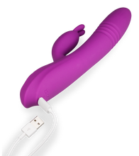 Load image into Gallery viewer, Cocktail thrusting rabbit vibrator