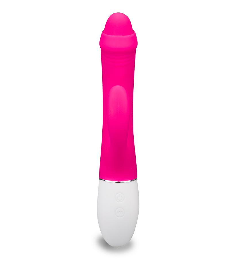 Connie rabbit vibrator with foreskin