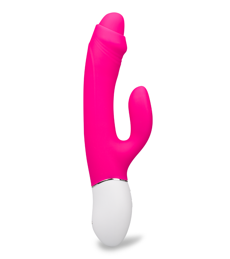 Connie rabbit vibrator with foreskin