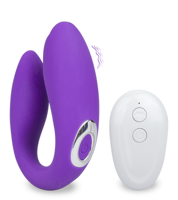 Cooler remote control couples vibrator