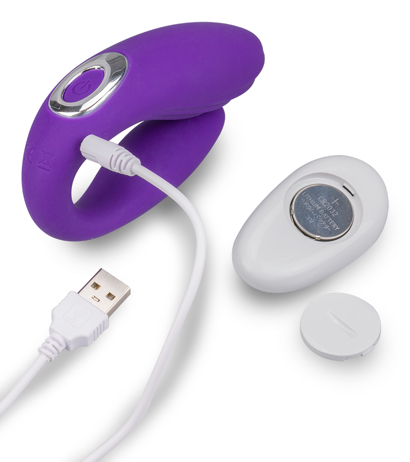 Cooler remote control couples vibrator