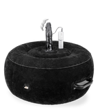 Crazy Rider round inflatable pillow with vibrating dildo