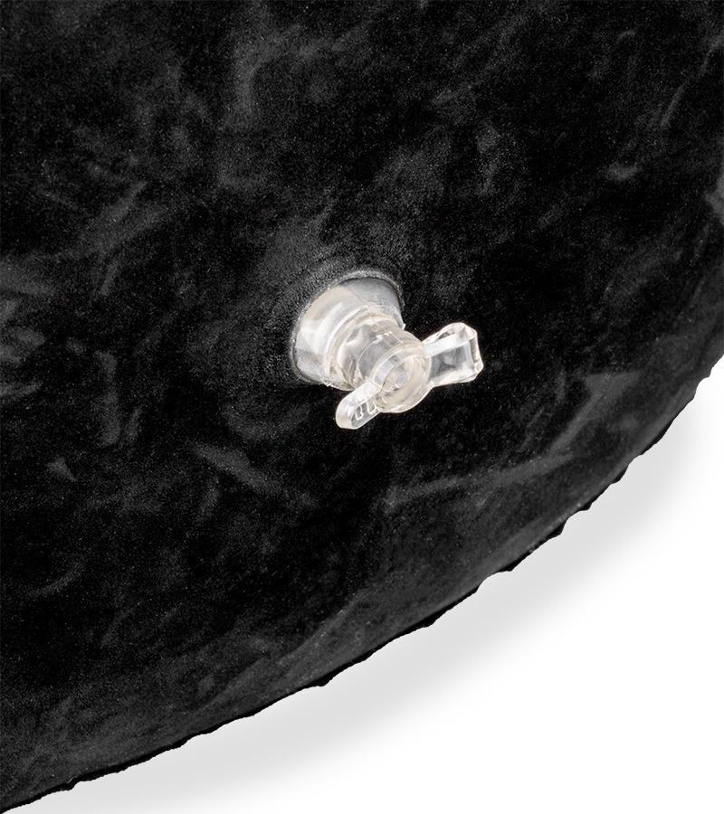 Crazy Rider round inflatable pillow with vibrating dildo