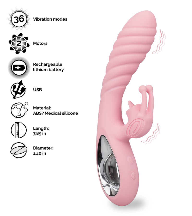 Crazy Snail rabbit vibrator