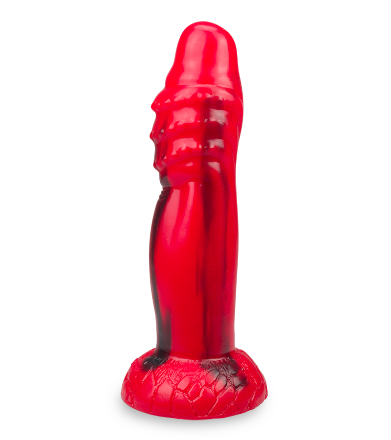 Crocodile suction cup animal dildo