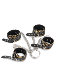 Load image into Gallery viewer, Cross-chain hand and ankle cuffs