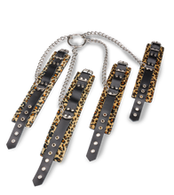 Load image into Gallery viewer, Cross-chain hand and ankle cuffs