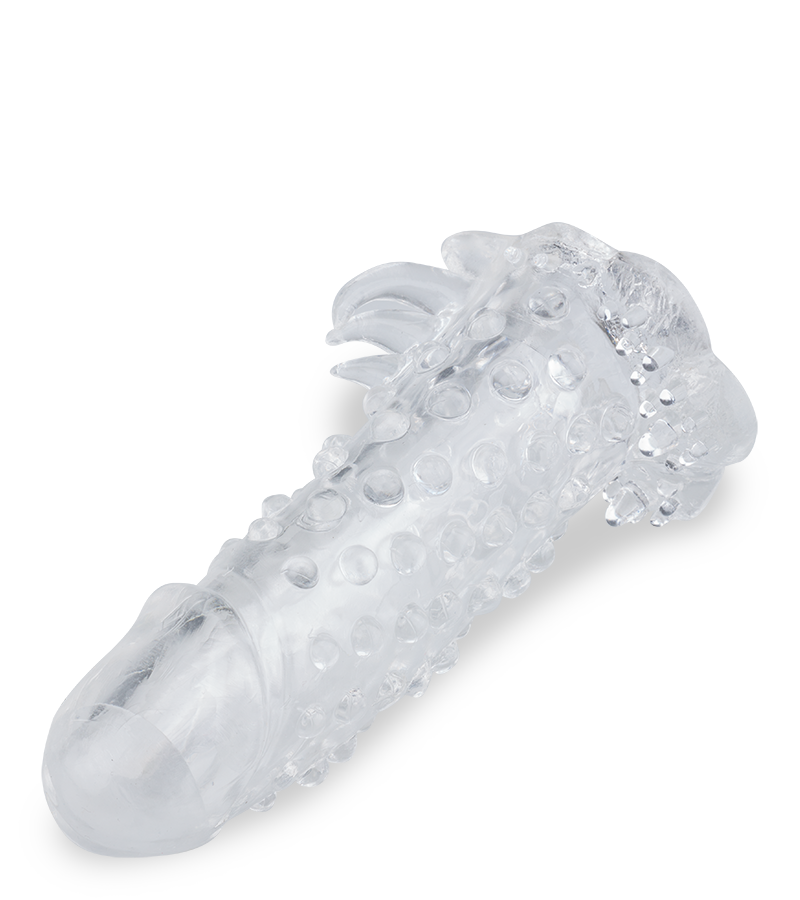 Crystal textured penis sleeve