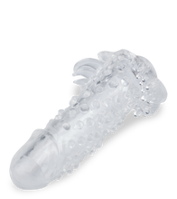 Load image into Gallery viewer, Crystal textured penis sleeve